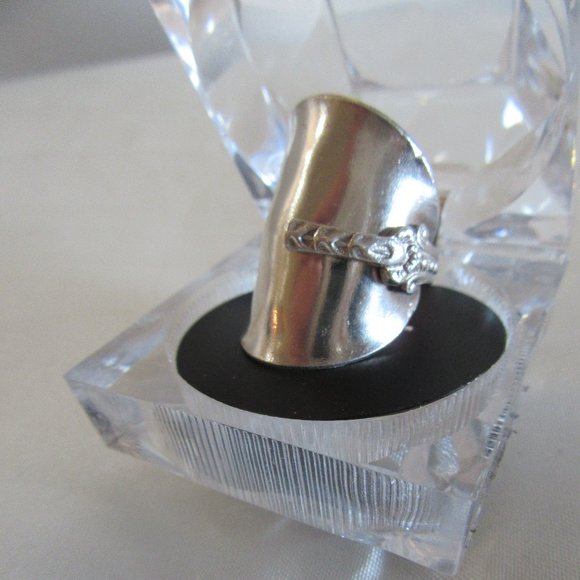 Spoon Ring size 6 Sterling silver - Hand Made- Beautiful * - Picture 6 of 10